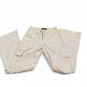 Aeropostale Women's Cream Boot Cut Pants